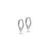 ENAMEL Copenhagen Hoops, Belle Pearl Earrings Pearl